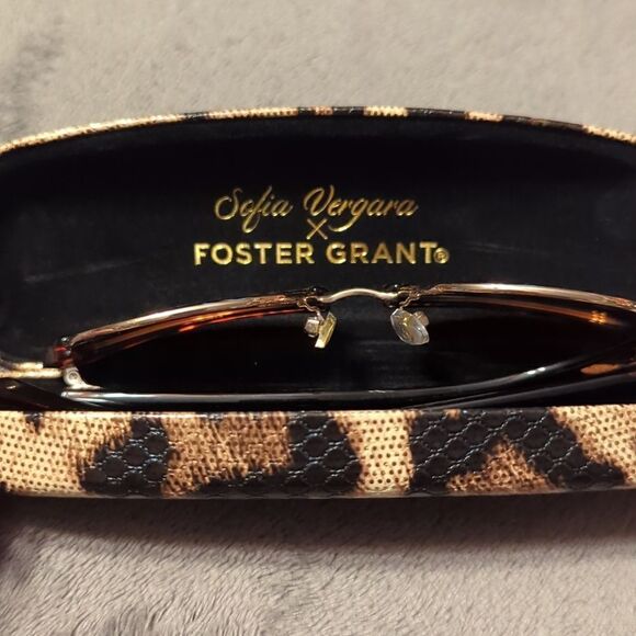 FOSTER GRANT BROWLINE TORTOISE AND GOLD FINISH CLUB MASTER STYLE LP 1801 TORT - Picture 3 of 11
